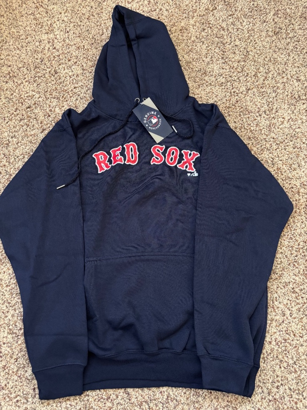 Fanatics Boston Red Sox Navy Hoodie Size M